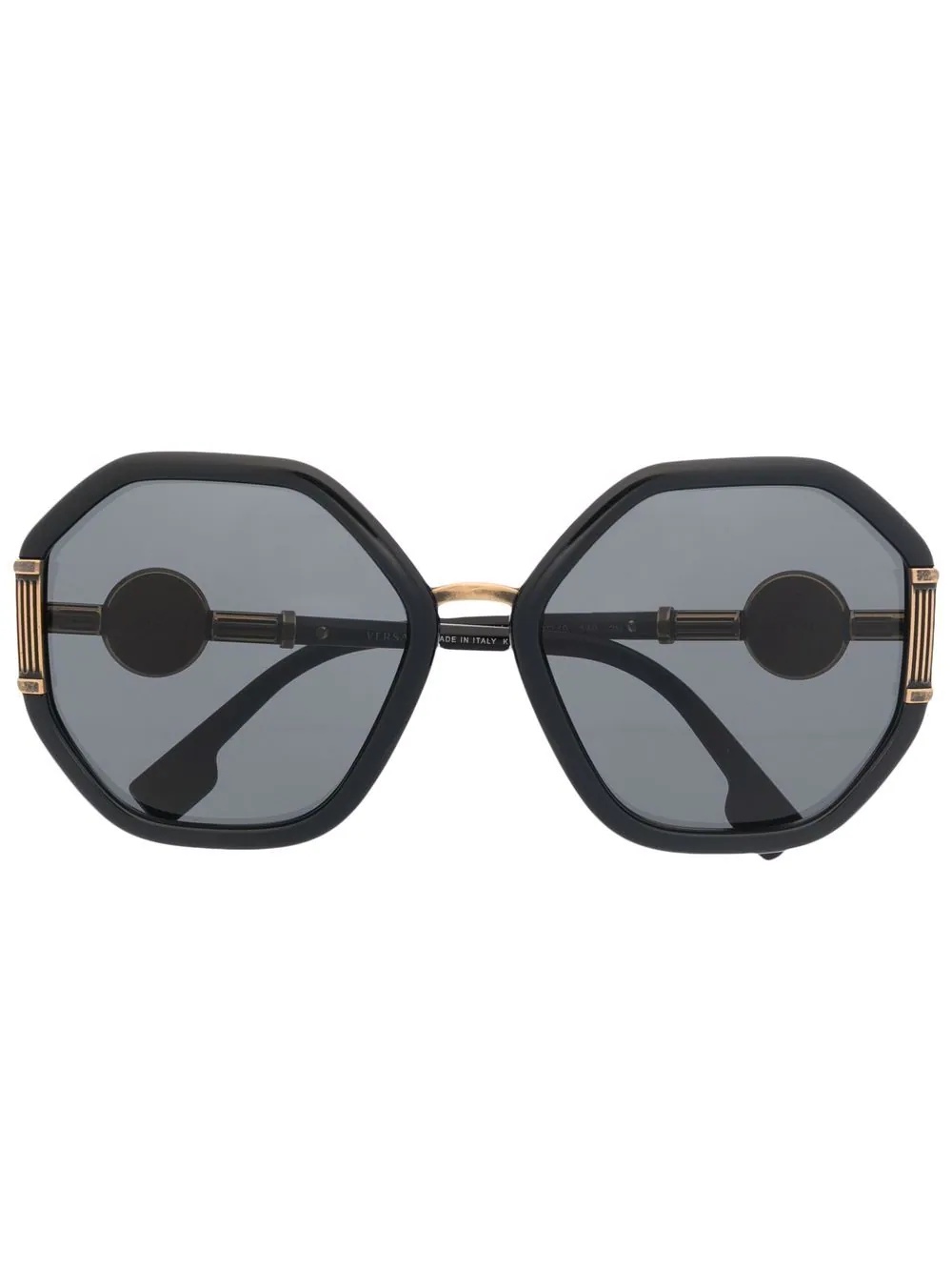 geometric-frame sunglasses - 1