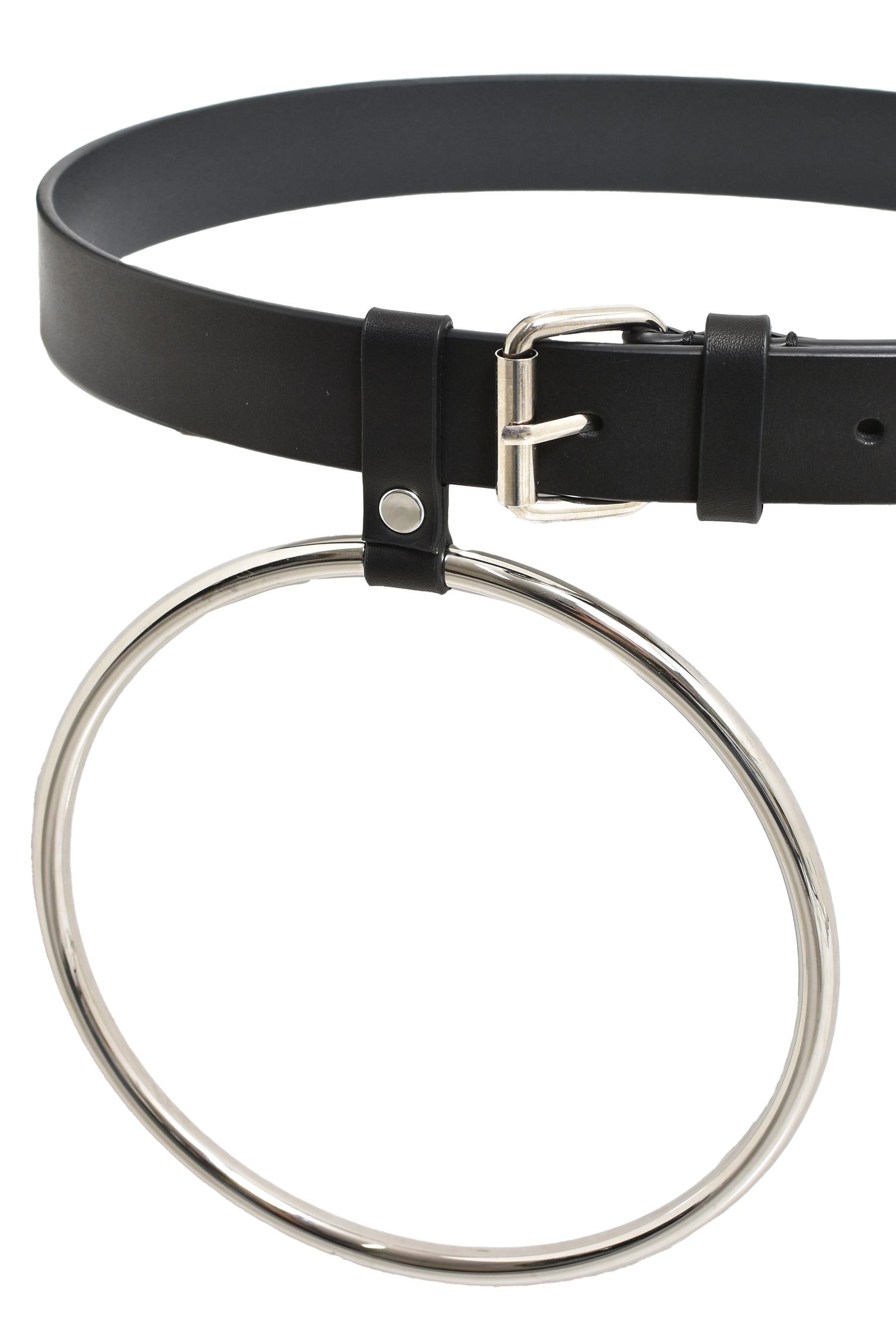 VETEMENTS RING BELT / BLK | REVERSIBLE