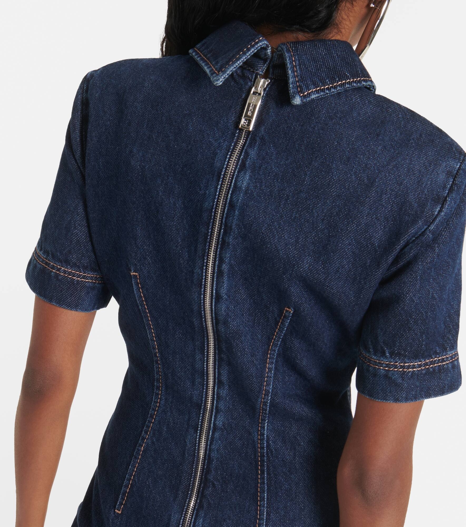 Douglas denim polo dress - 6