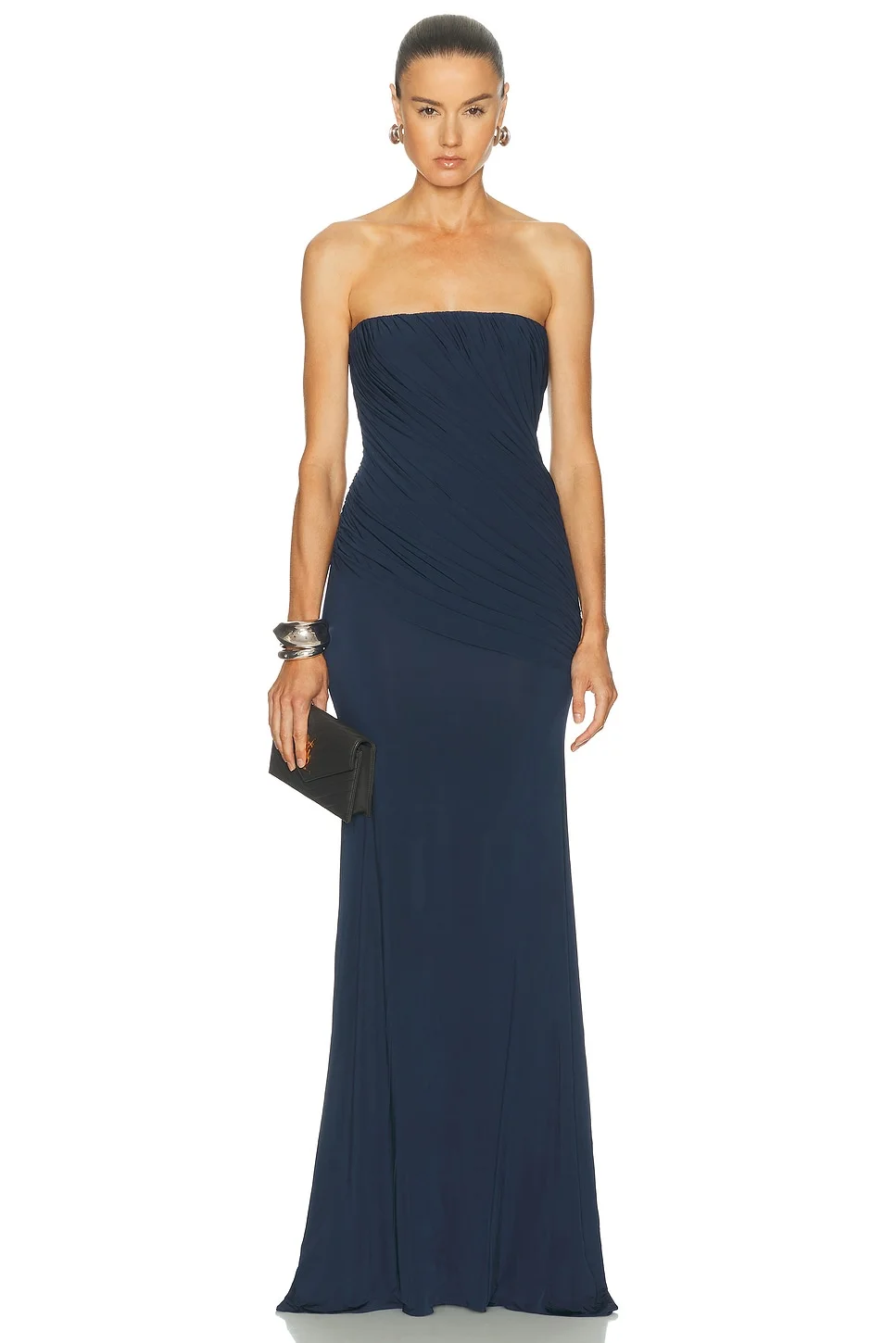 Strapless Drape Gown - 1