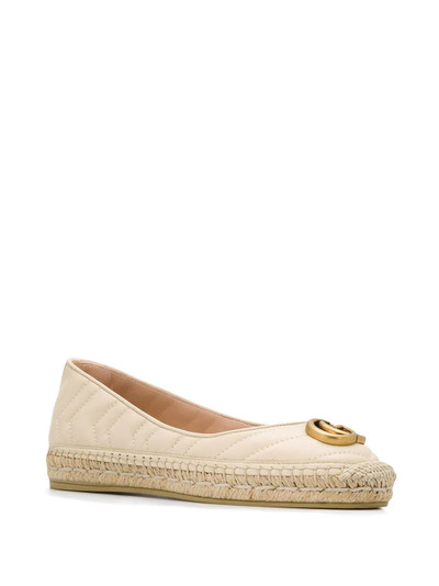 GUCCI logo plaque espadrilles outlook