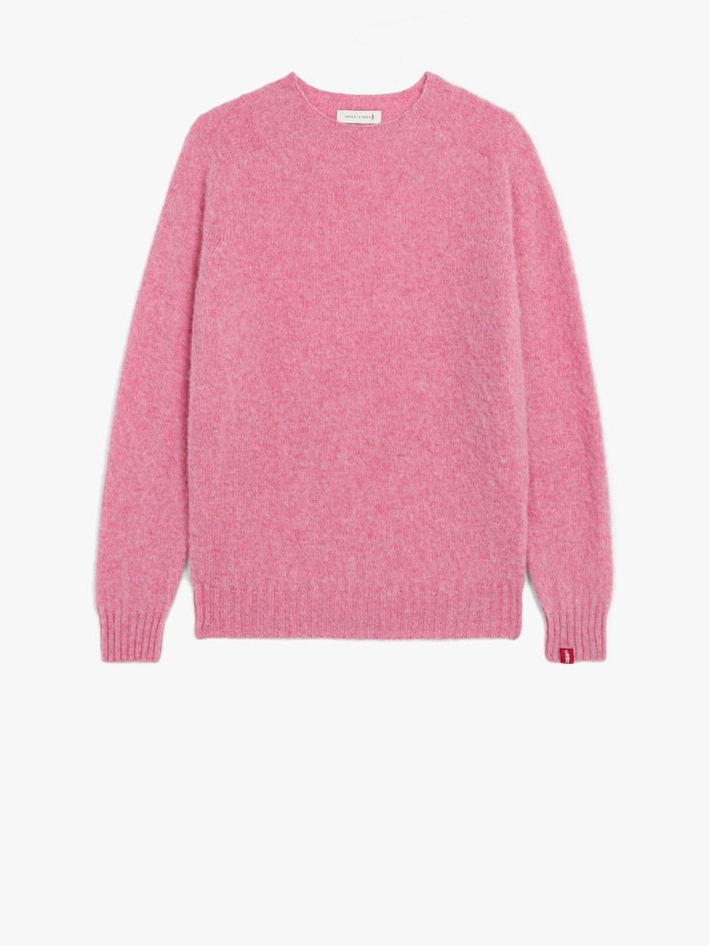 HUTCHINS PINK WOOL CREWNECK SWEATER 1