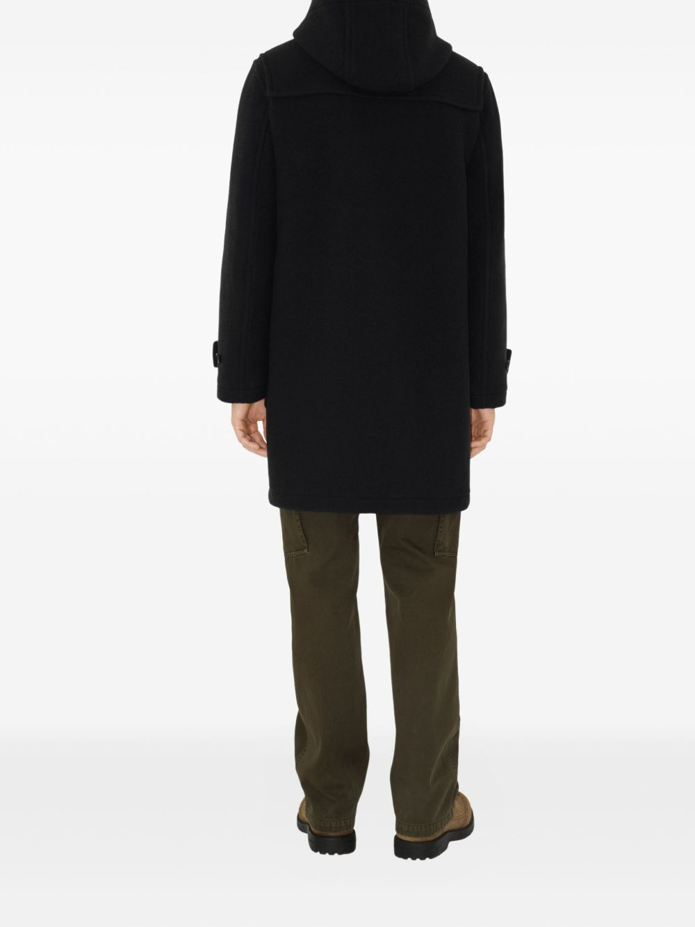 wool duffle coat - 3