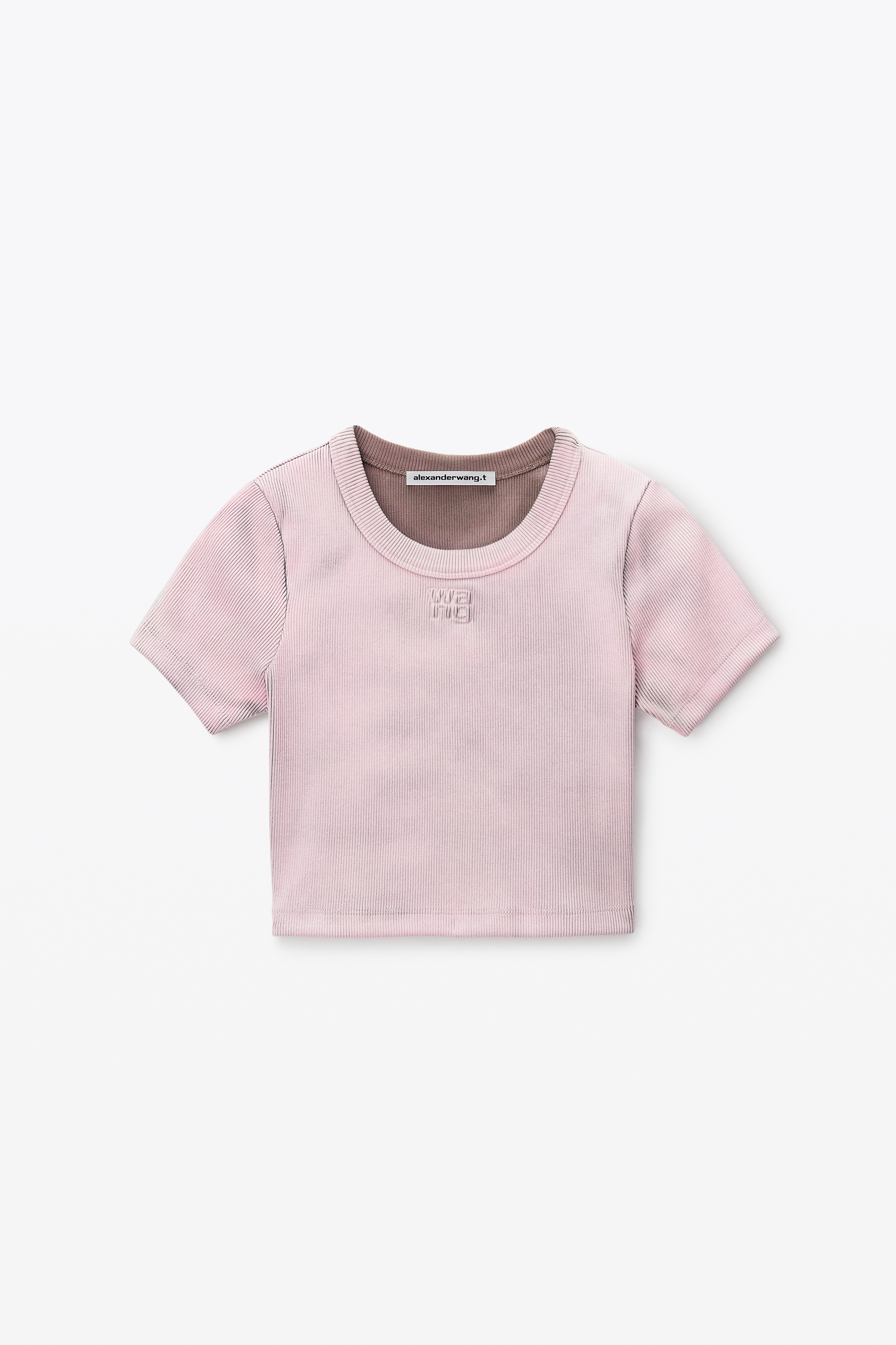 EMBOSSED LOGO CROPPED TOP - 1