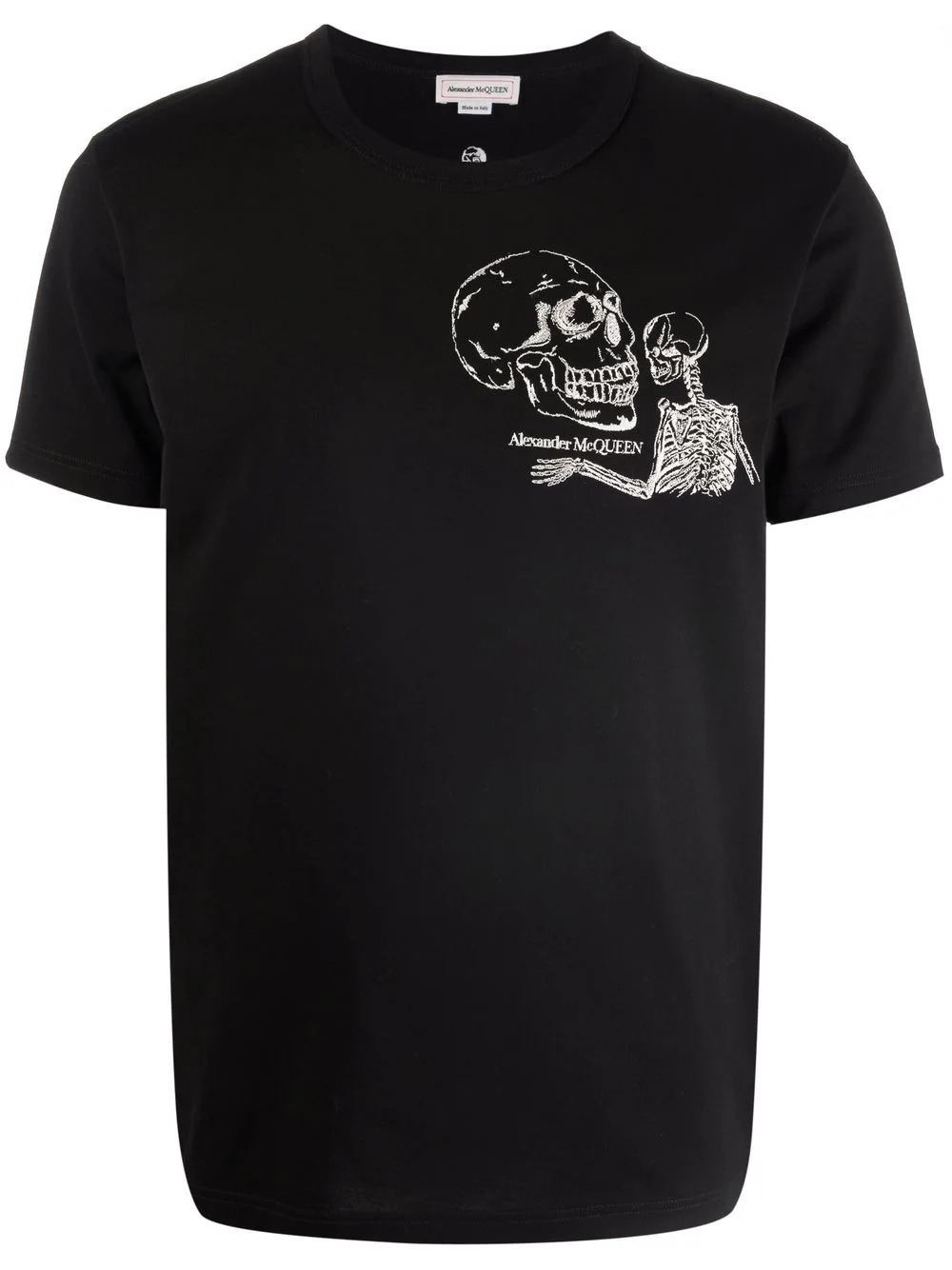 skull logo-embroidered short-sleeve T-shirt - 1