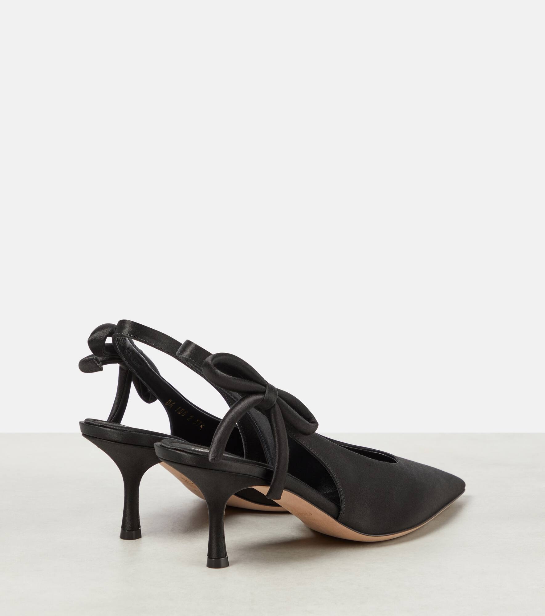 Nite-Out 70 satin slingback pumps - 3