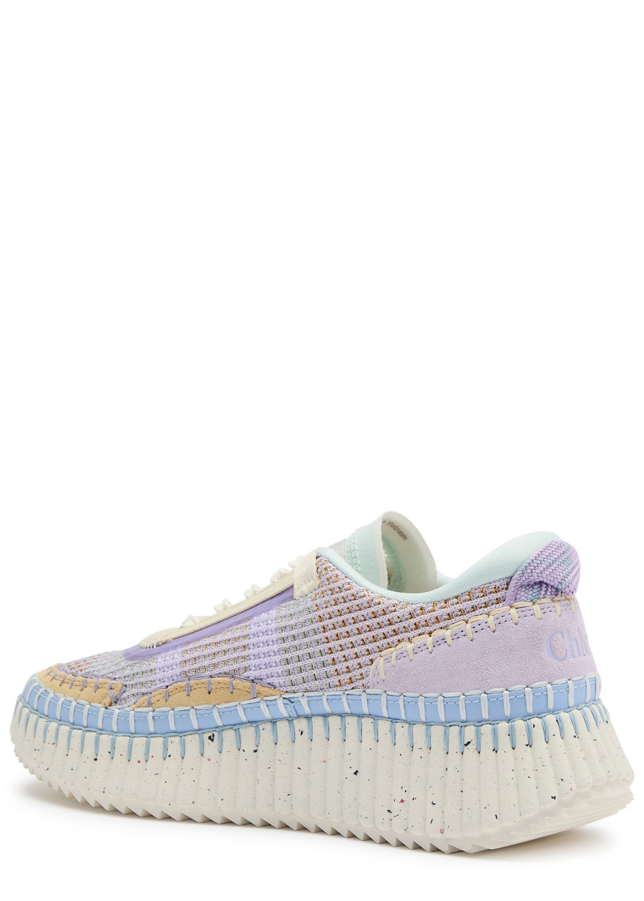 Chloe Nama Panelled Knitted Sneakers - 2