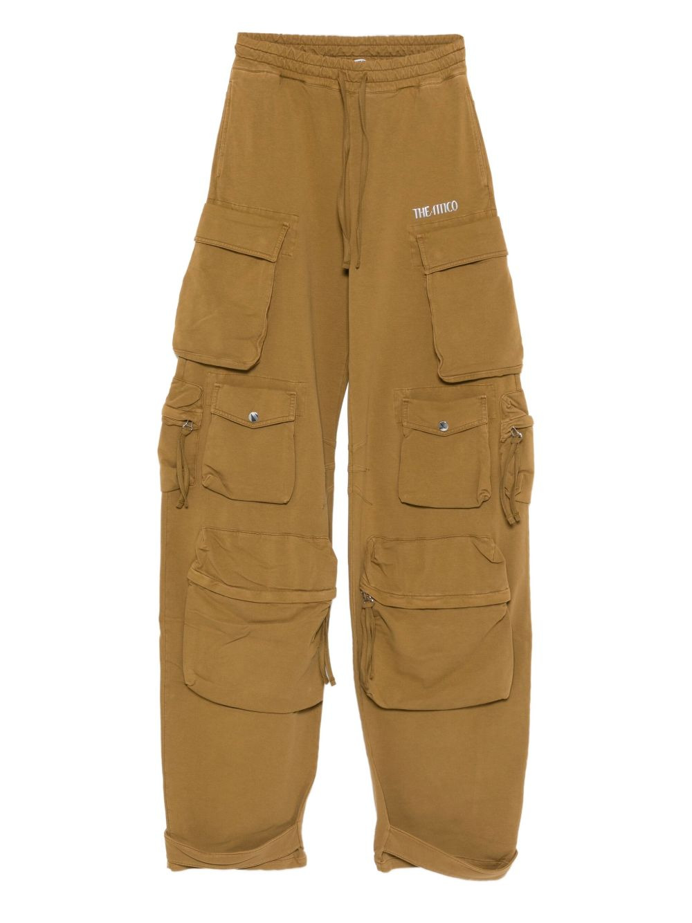 multi-pocket drawstring trousers - 1