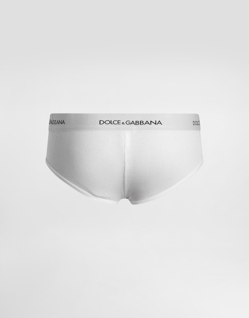 Dolce & Gabbana Fine-rib cotton Brando briefs outlook