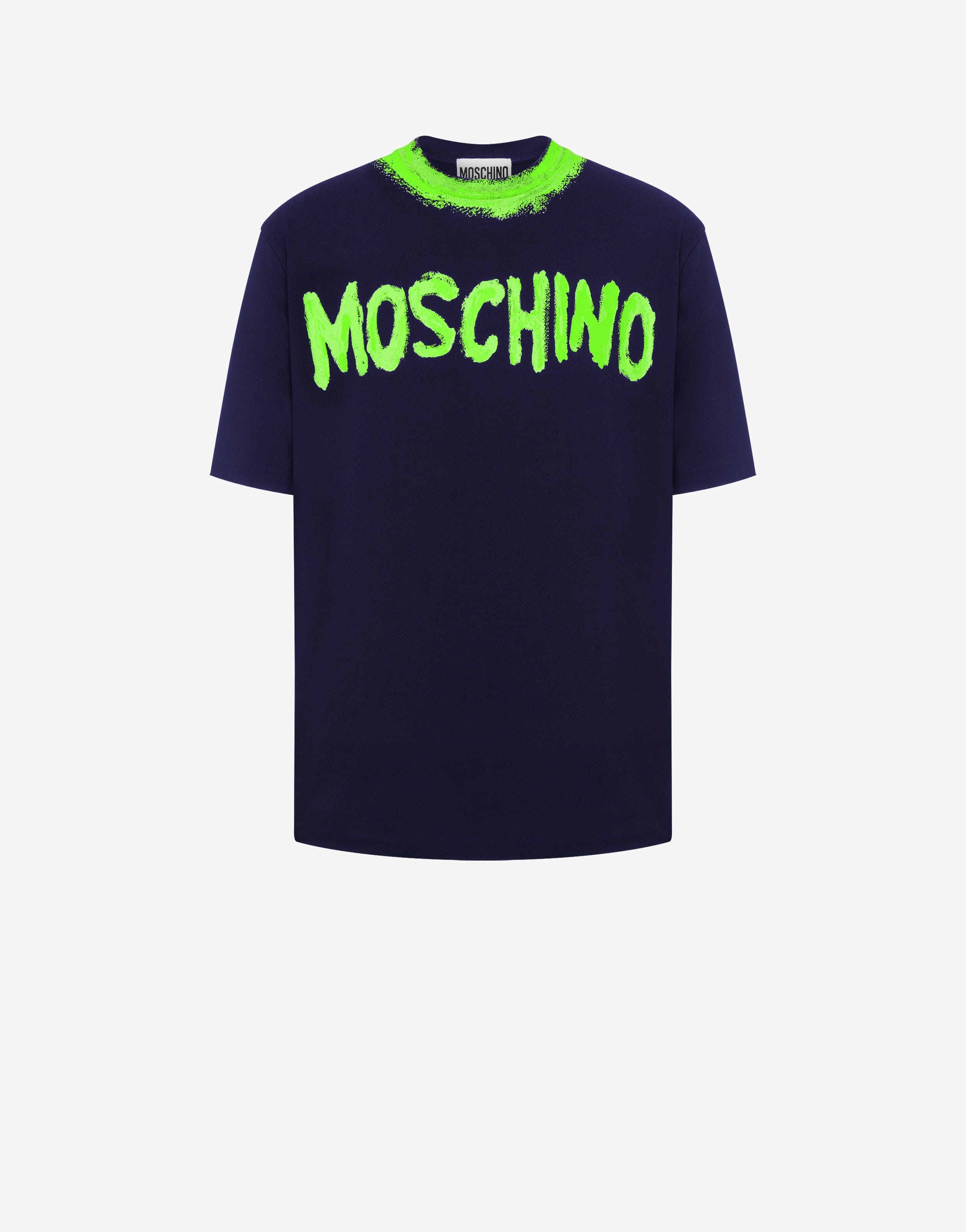 MOSCHINO PAINT ORGANIC JERSEY T-SHIRT - 1