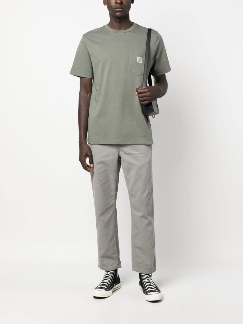 Carhartt Flint straight-leg organic-cotton trousers outlook