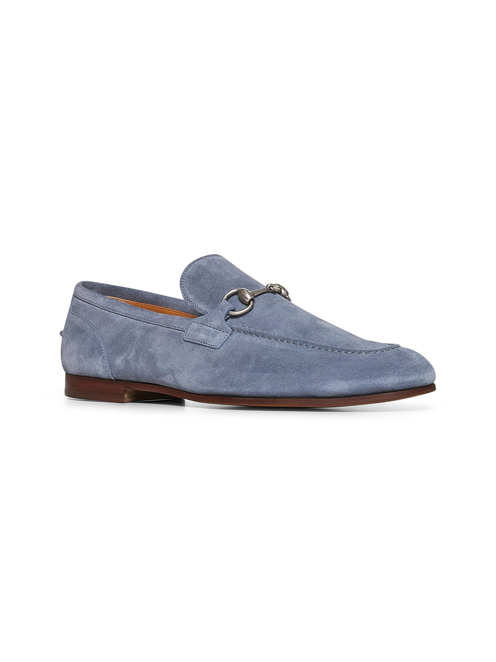 Gucci Men Dark Grey Gucci Jordaan Loafers - 2
