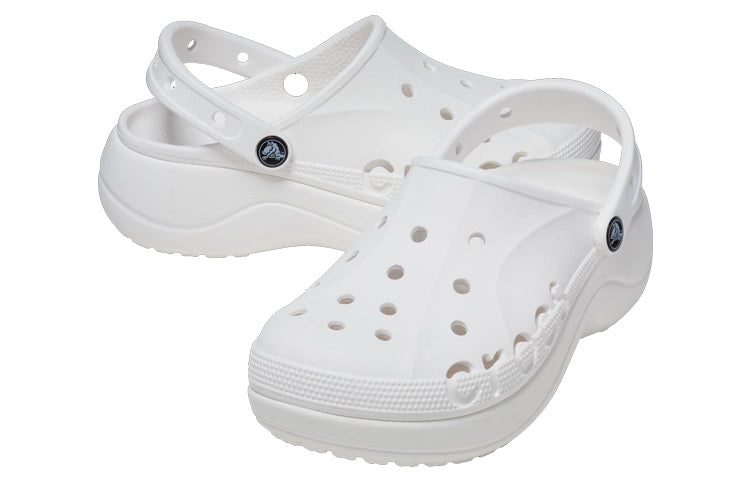 (WMNS) Crocs Classic Baya Platform Slide 'White' 208186-100 - 4