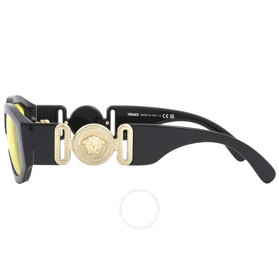 Versace Yellow Geometric Men's Sunglasses VE4361 GB1/85 53 - 3