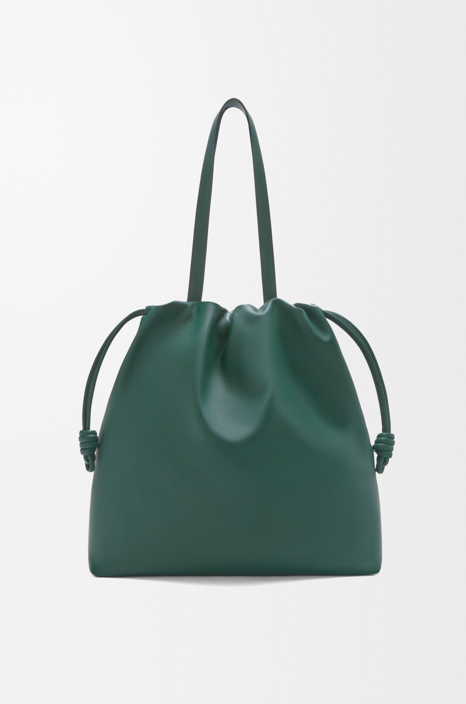 Flamenco logo tote in nappa calfskin - 4