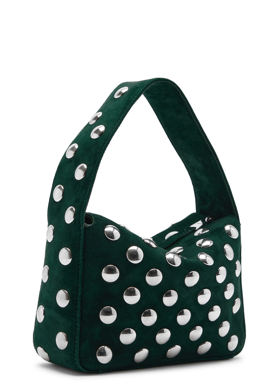 Khaite Elena Mini Studded Suede top Handle bag - 2