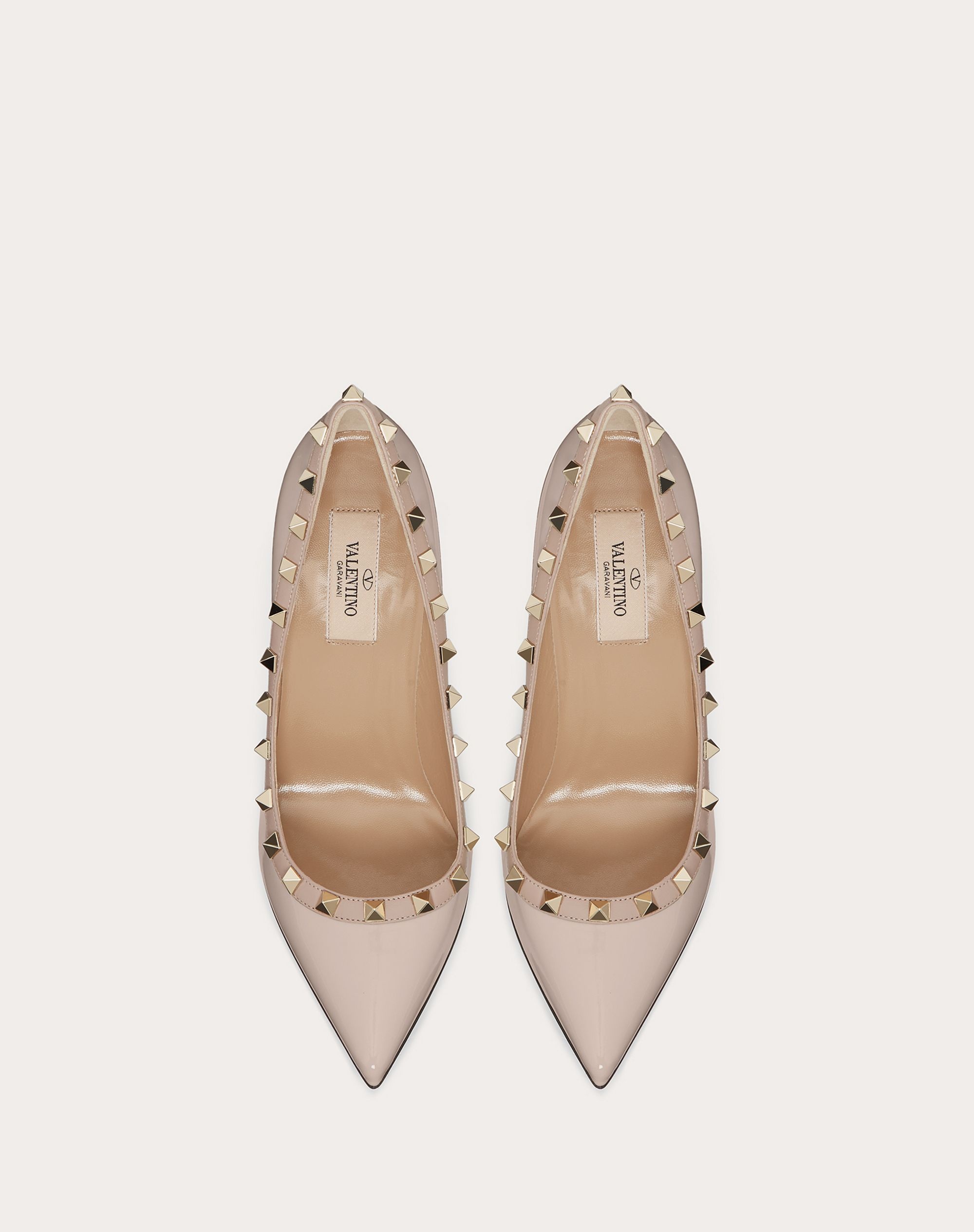 Rockstud Patent Leather Pump 100  mm - 4