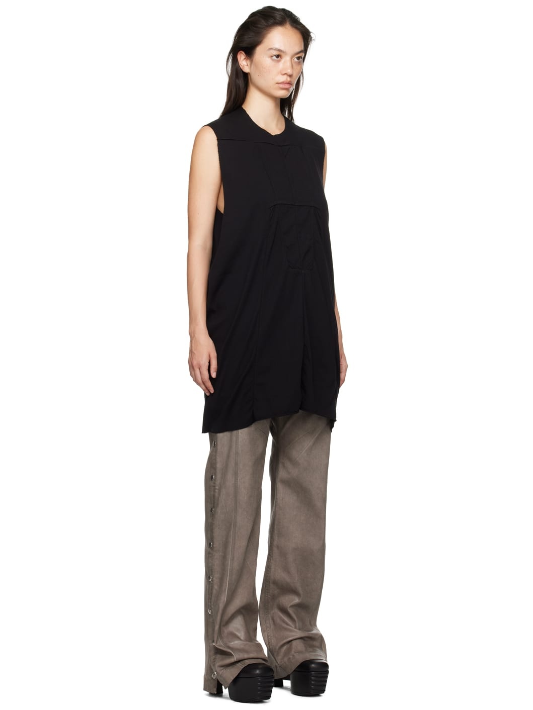 Black Luxor SL Tank Top - 2