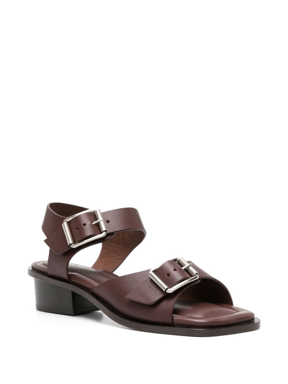 35mm buckled leather sandals - 2