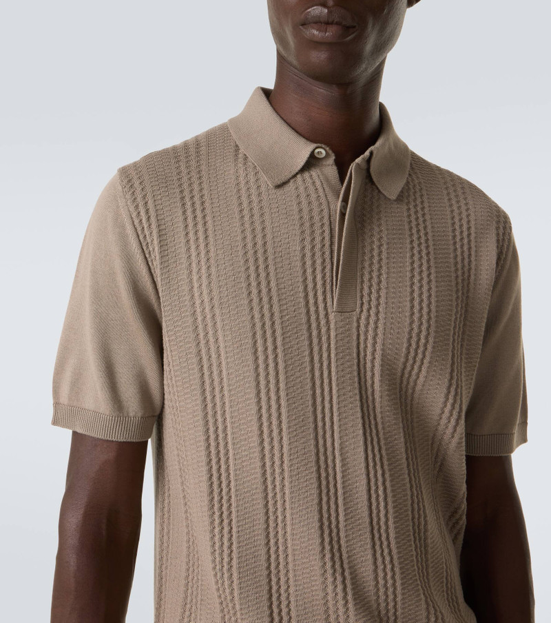 Cotton-blend polo shirt 5