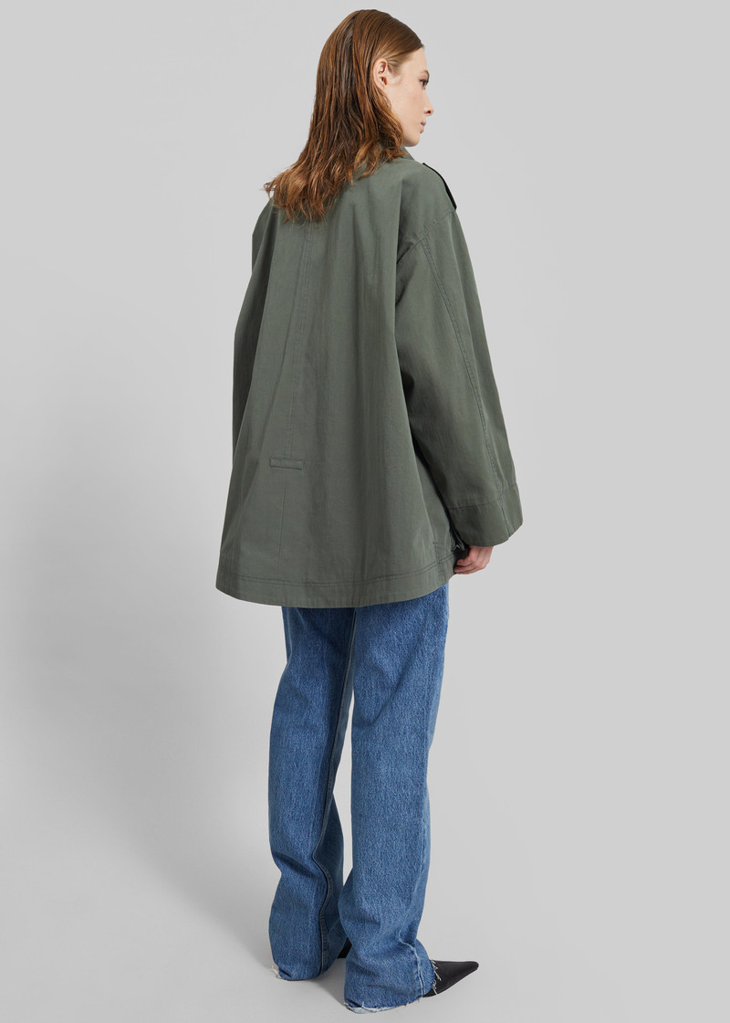 Low Classic Two Pocket Field Jacket - Khaki 5