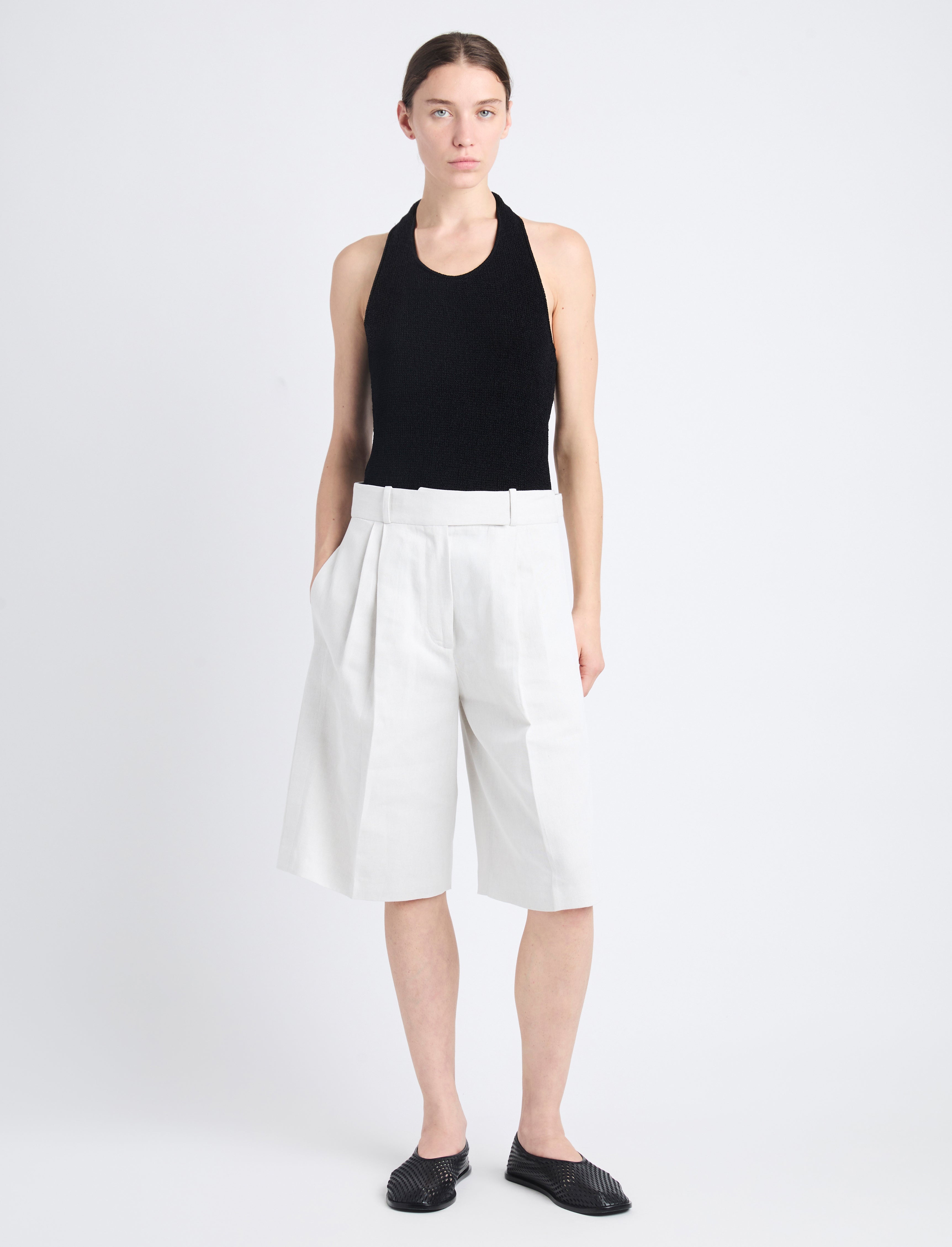 Jenny Short in Cotton Linen - 2