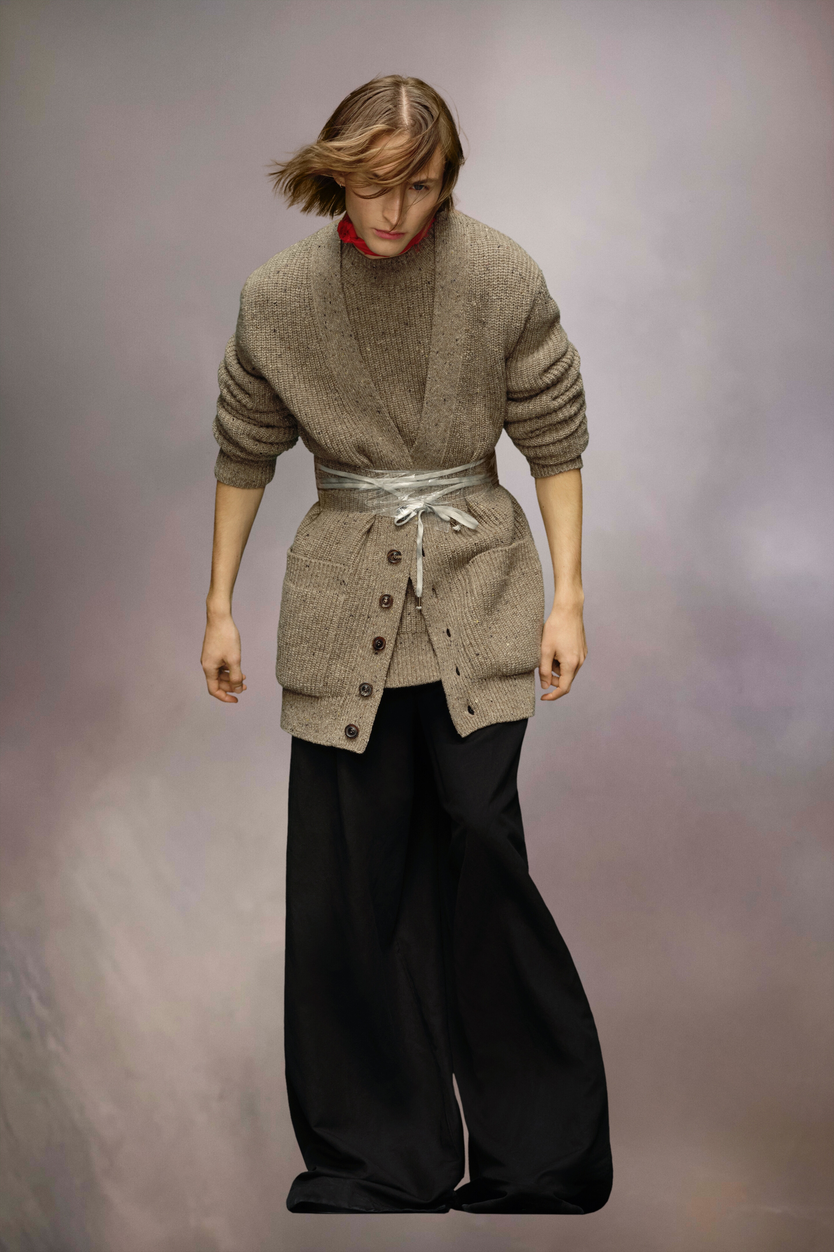 Donegal classic knit cardigan - 3