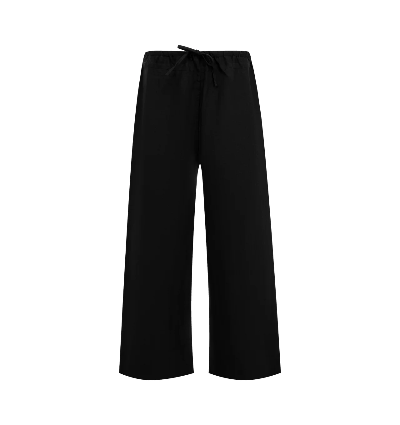 DOUBLE WAIST LINEN PANT - 1