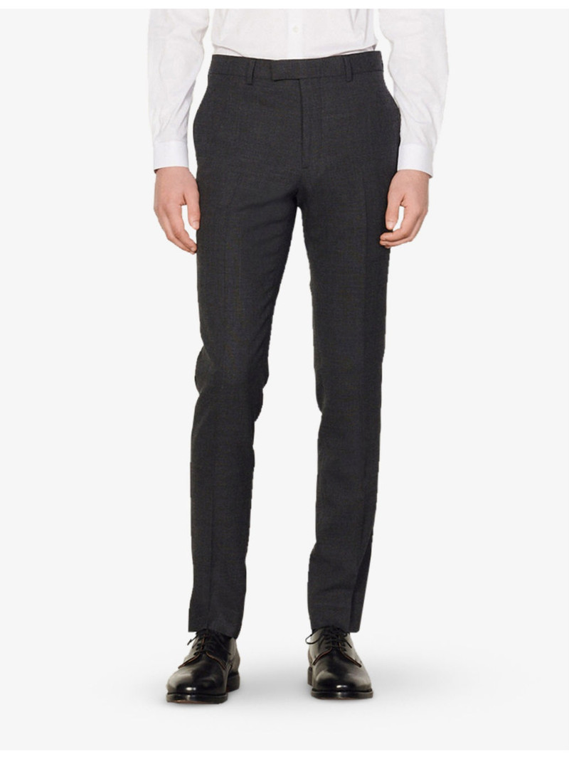 Berkeley slim-fit tapered wool trousers 3