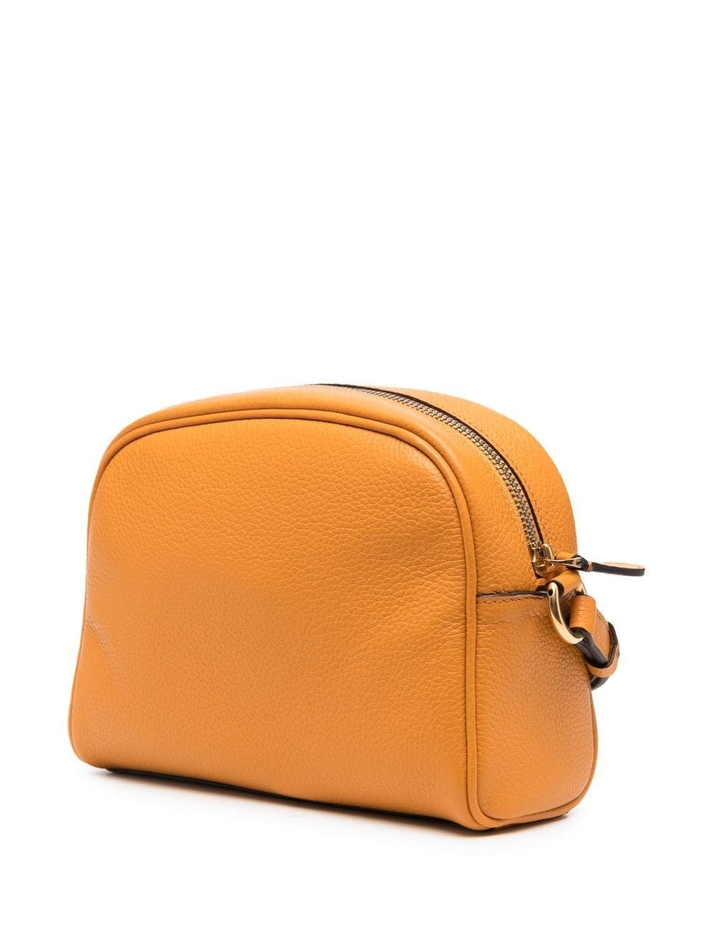 Gancini-plaque leather crossbody bag - 3