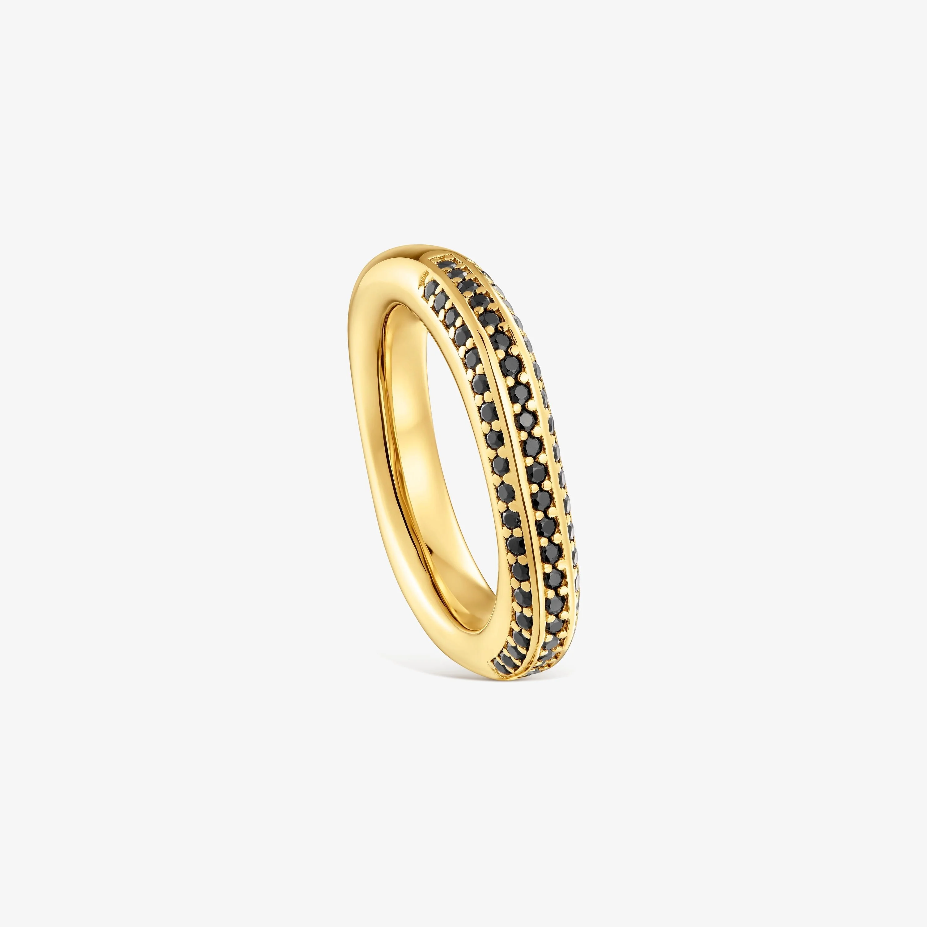 Ring with 18K gold vermeil and spinels Line - 1