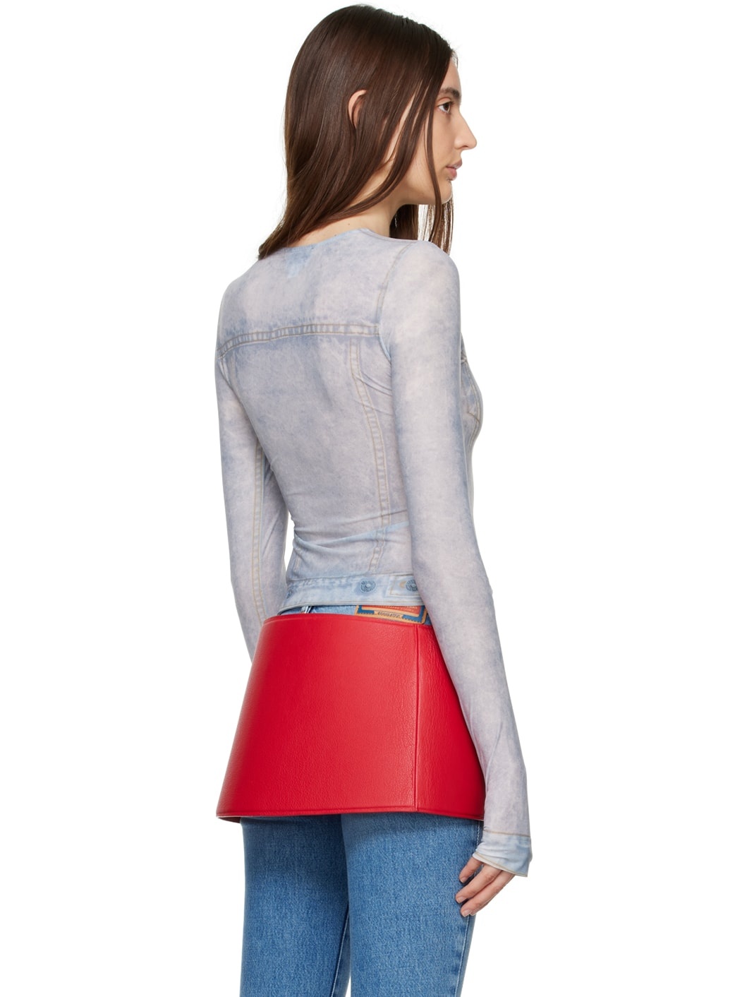 Blue T-Clau Long Sleeve T-Shirt - 3