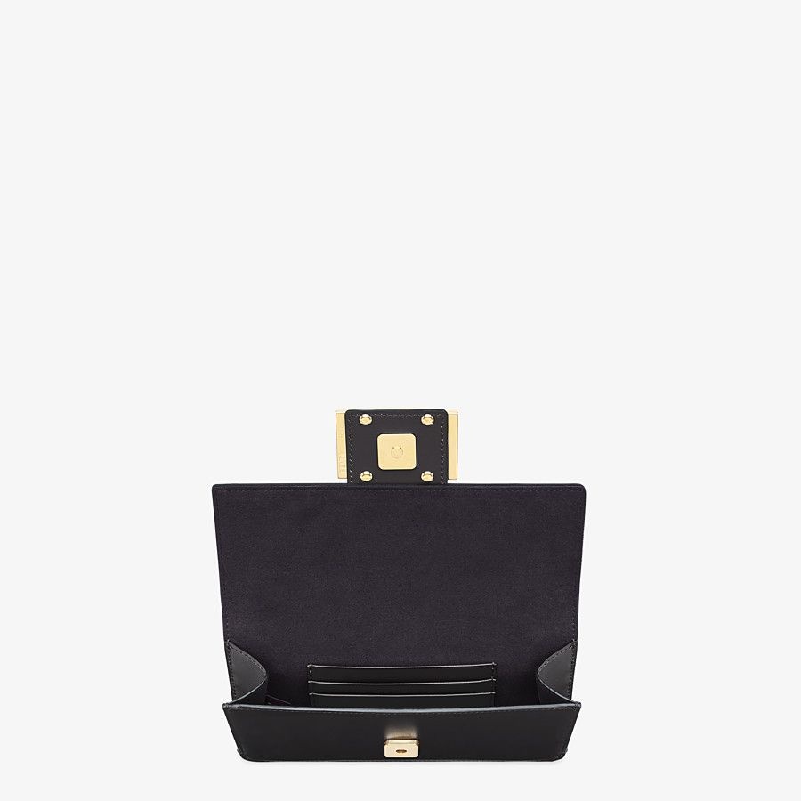 Black leather mini bag - 4