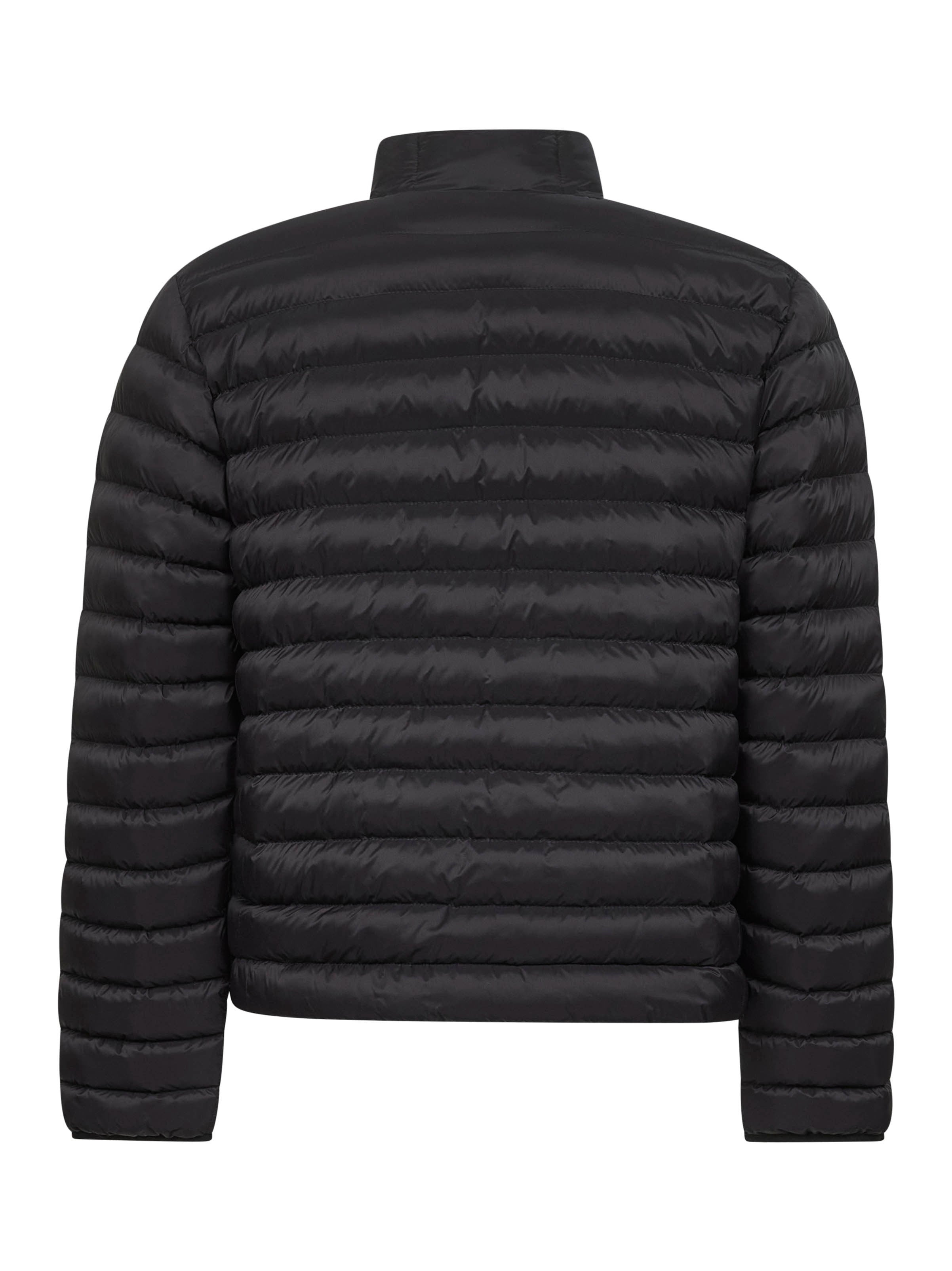 Black matte nylon lightweight puffer jacket - 2