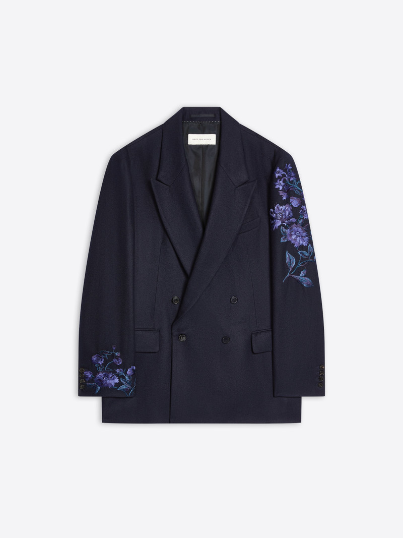 EMBROIDERED WOOL BLAZER 1