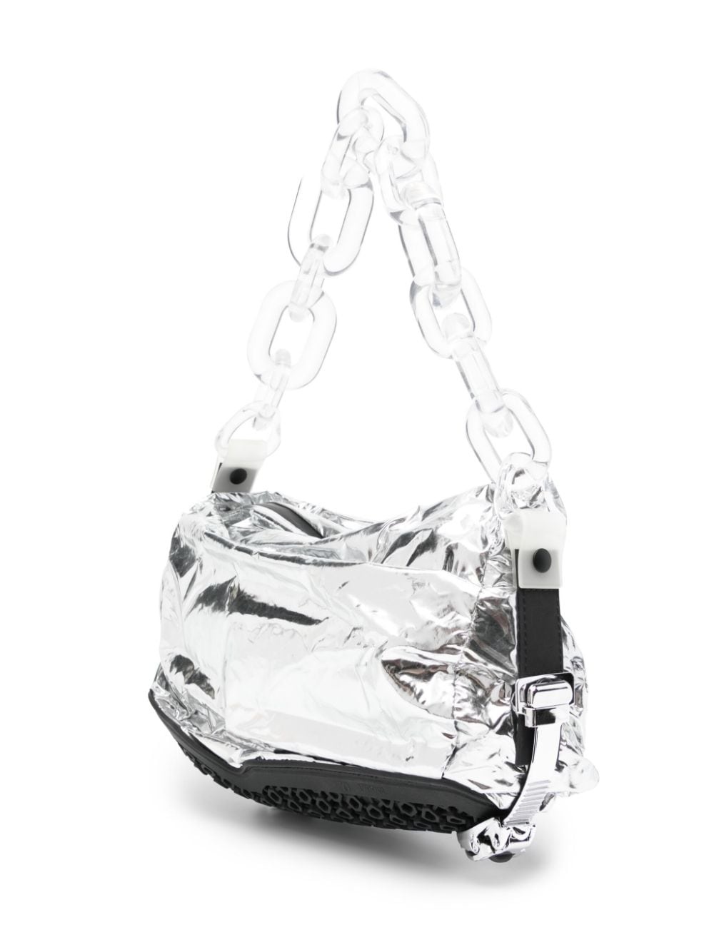 mirrored faux-leather shoulder bag - 2