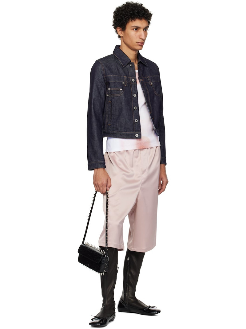 Jean Paul Gaultier Blue 'The Inverted' Denim Jacket outlook