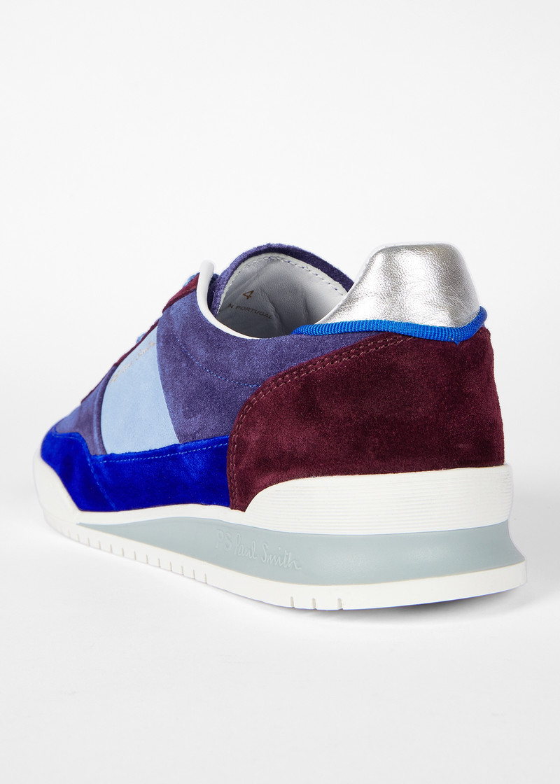 Paul Smith Women's Blue Suede 'Dover' Trainers outlook