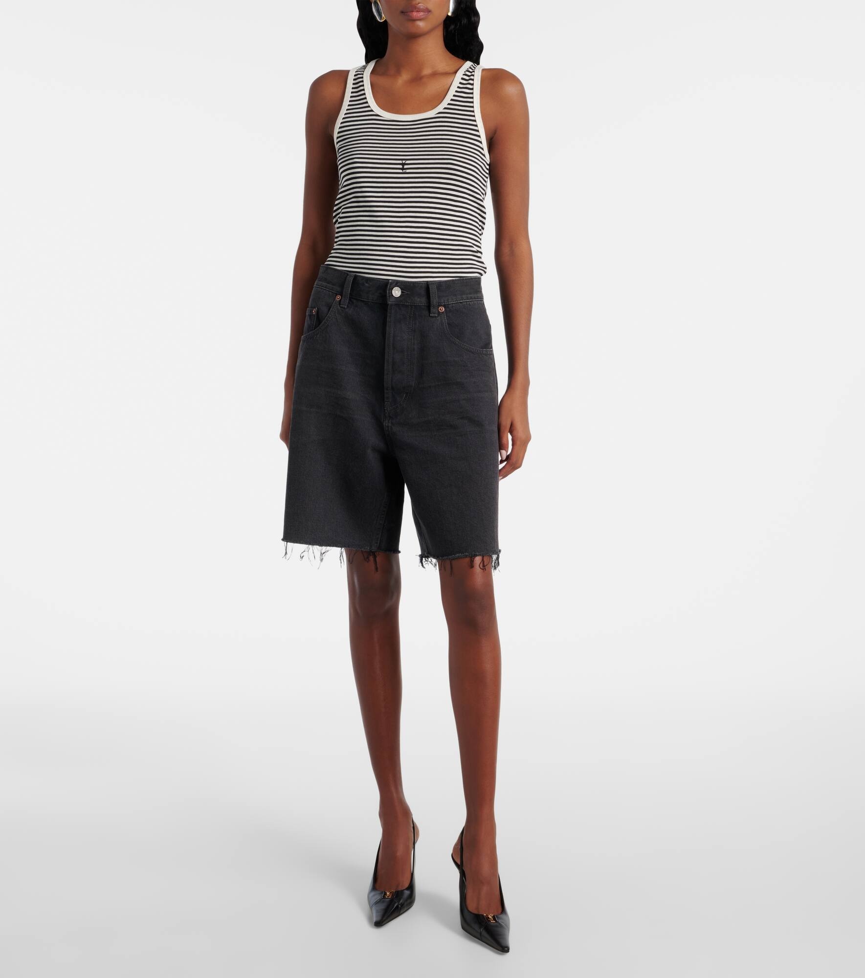 High-rise Bermuda shorts - 6