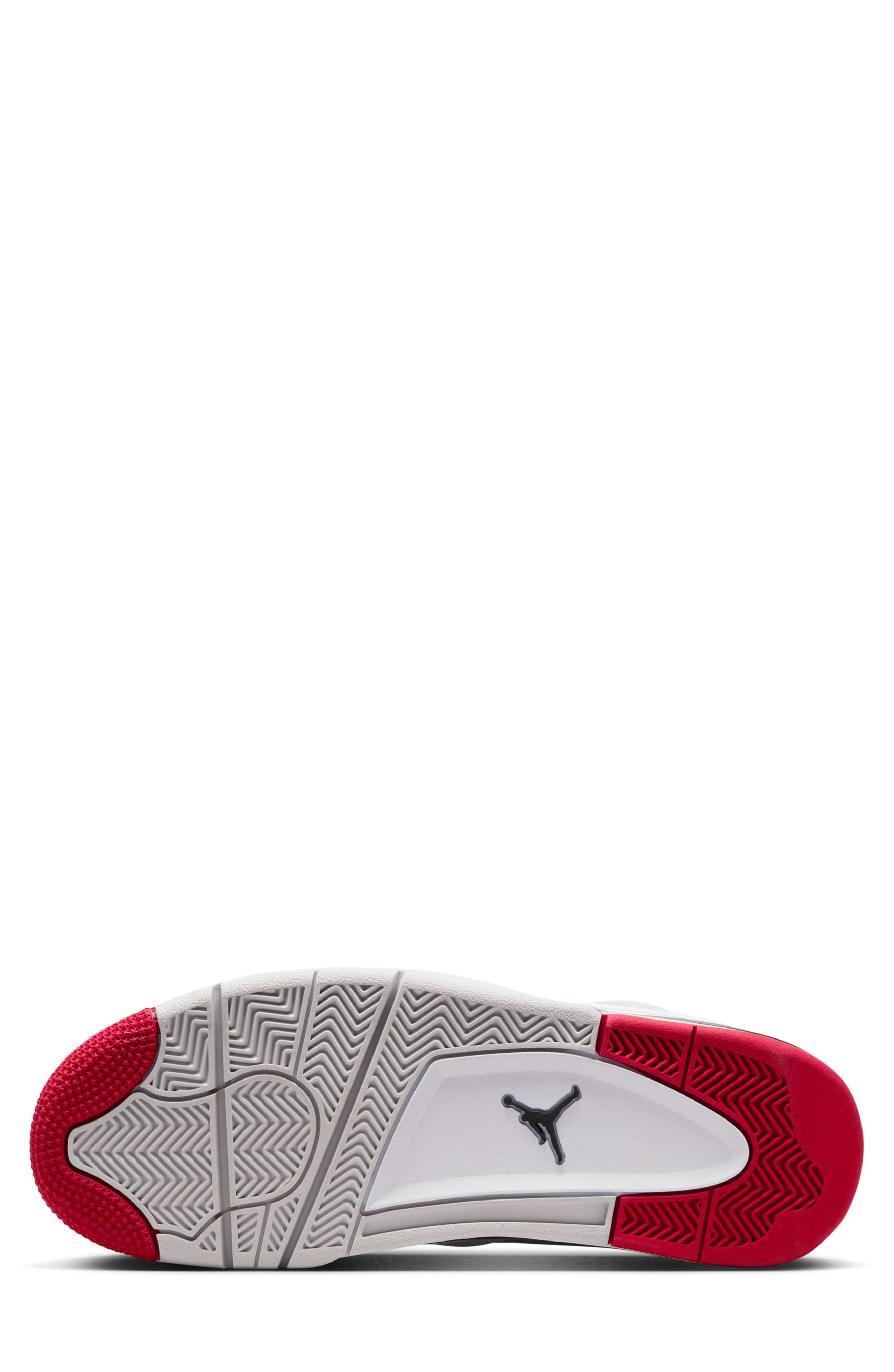 Air Jordan 4 RM Sneaker in White/Varsity Red/Black at Nordstrom - 4