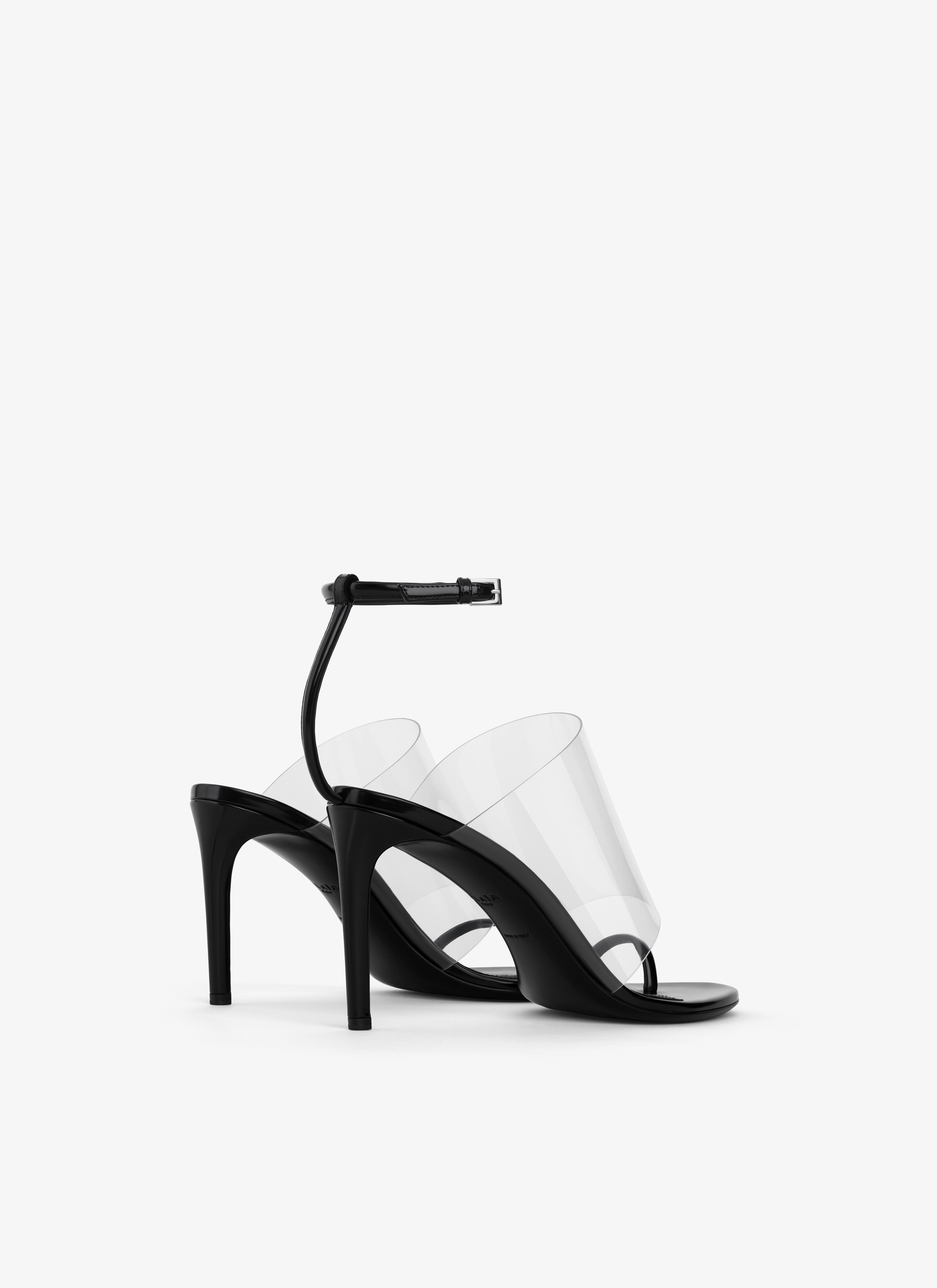 ASYMMETRIC SANDALS IN LEATHER - 2