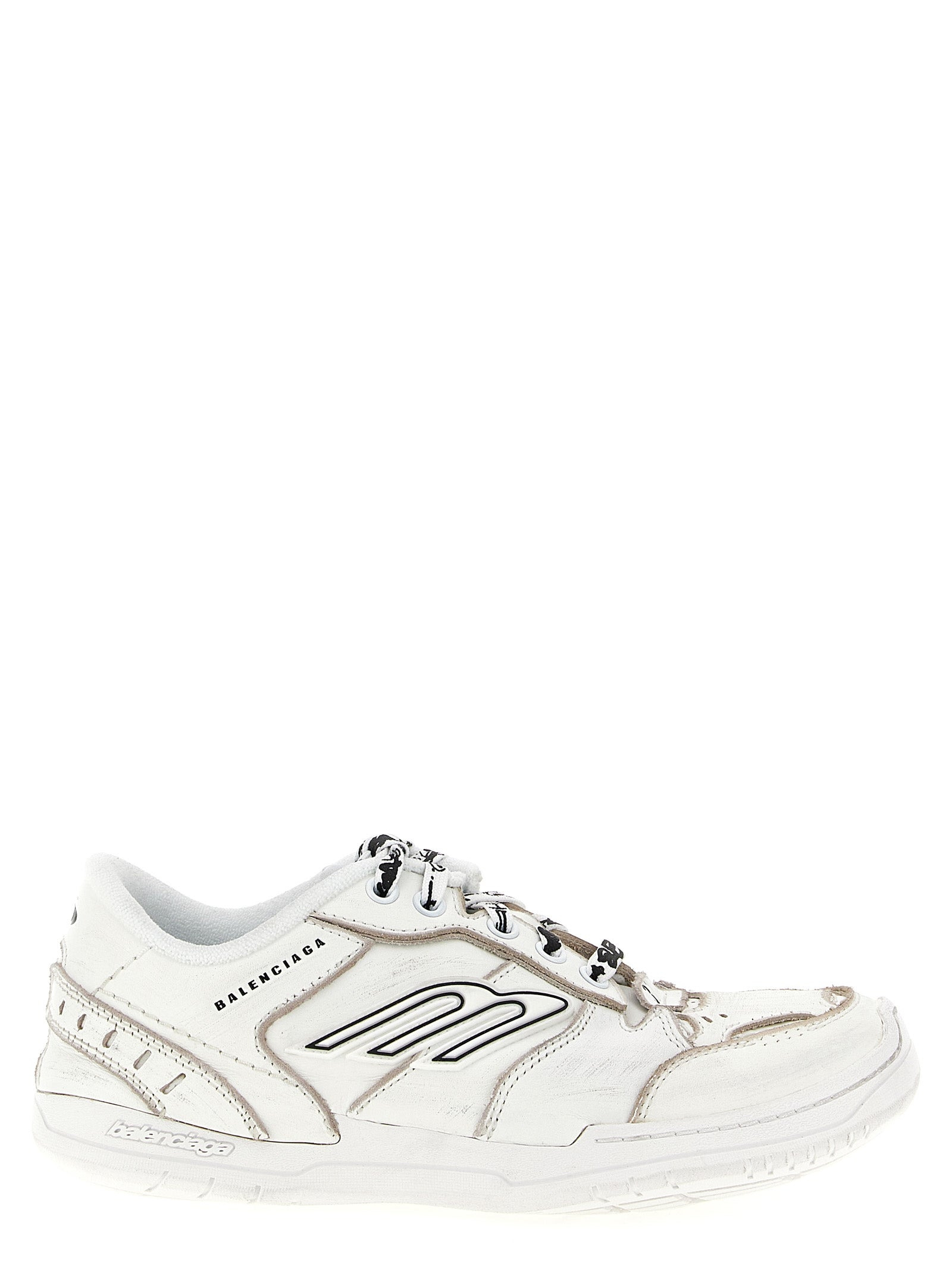 Balenciaga Women 'Hamptons Worn-Out Medio' Sneakers - 1