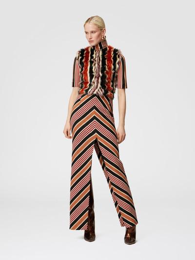 Missoni Striped bolero in faux fur outlook