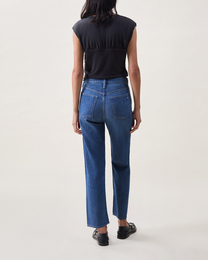 rag & bone Hattie Straight Jeans Cloud in Acworth outlook