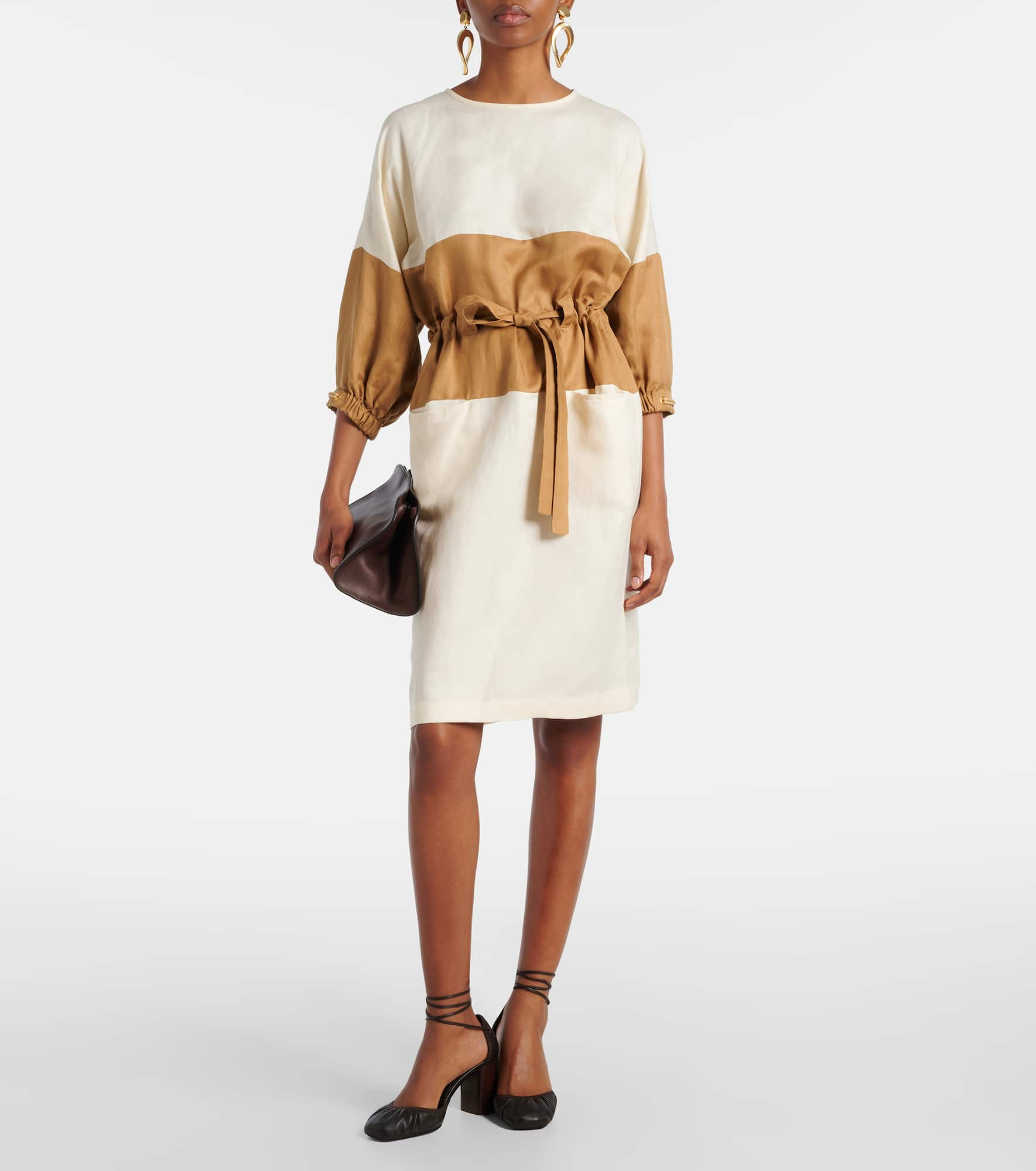 Vasto linen and silk sweater dress - 2