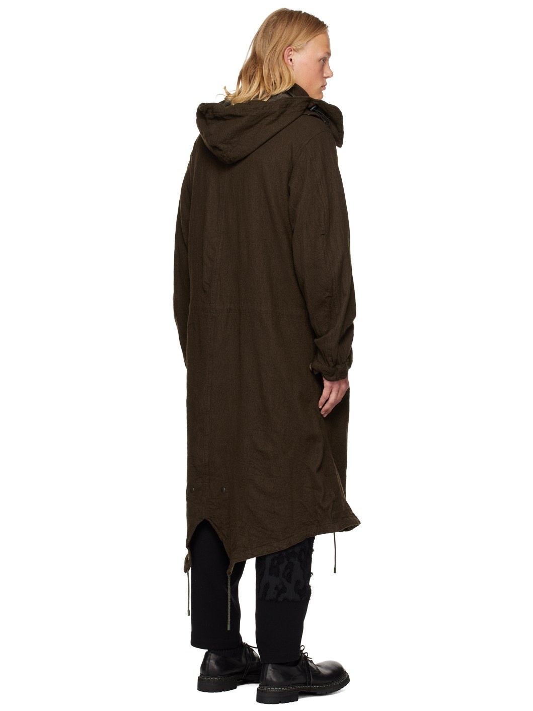 Brown Milling Coat - 3