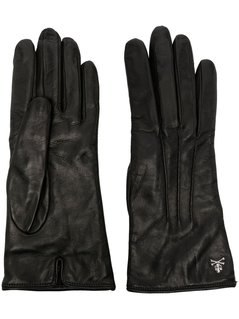 Skull & Bones leather gloves - 1