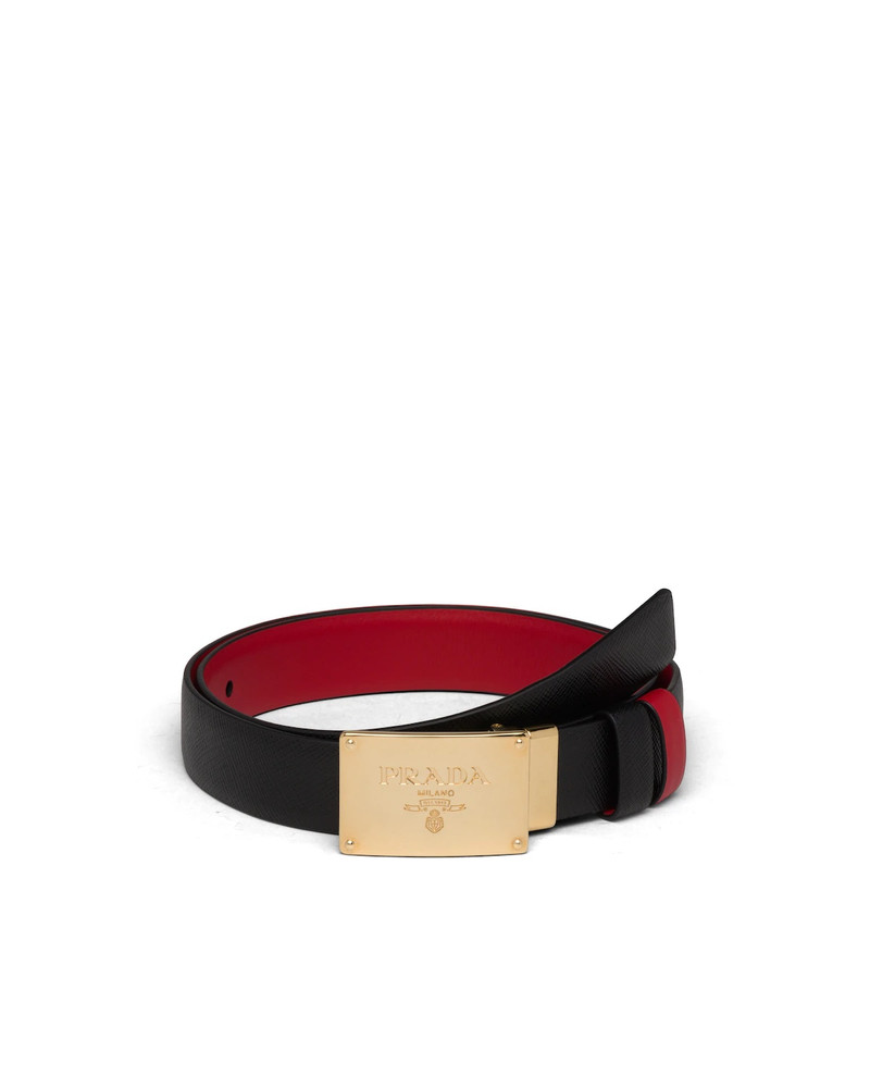 Reversible leather belt 1