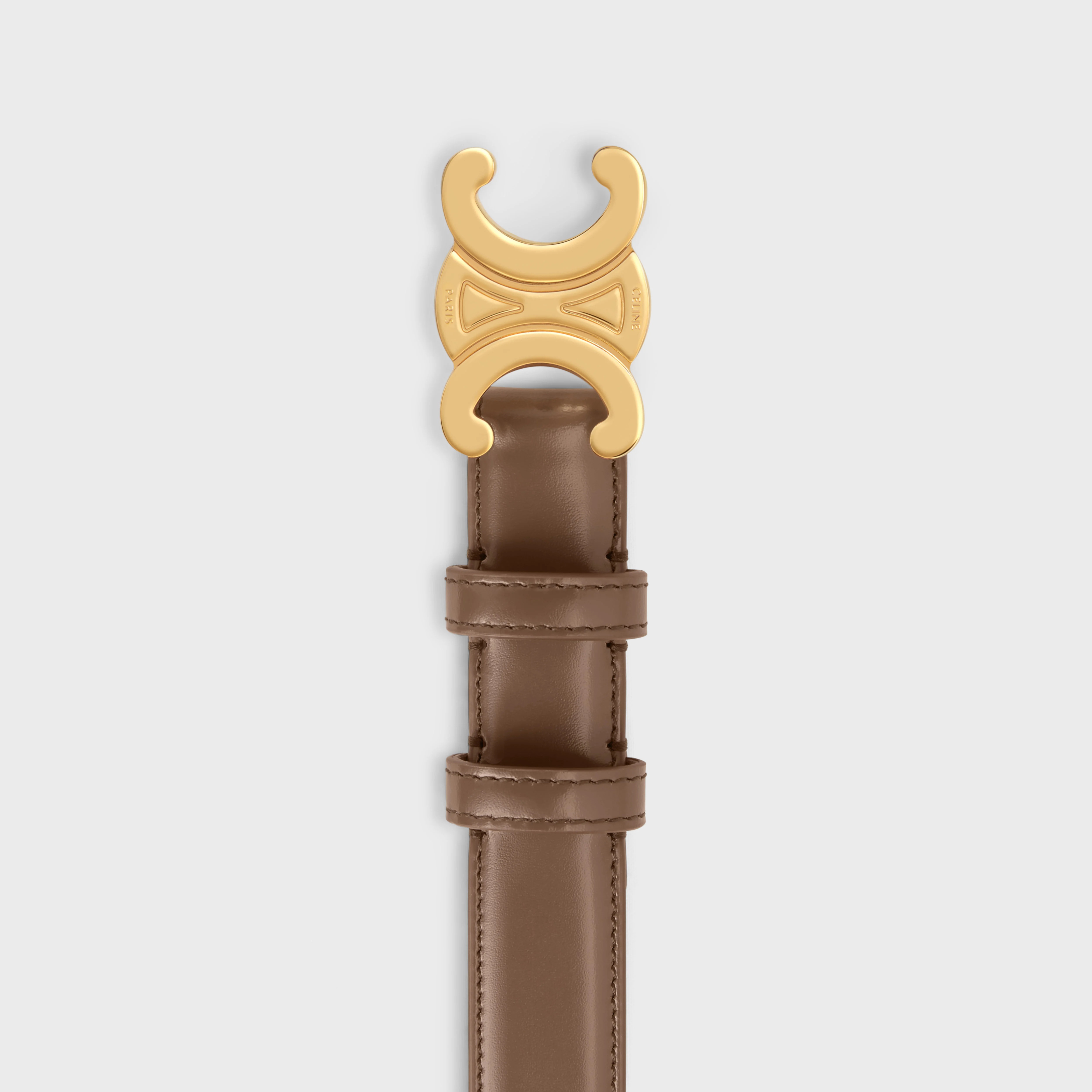 Medium Triomphe Belt in Taurillon Leather - 2