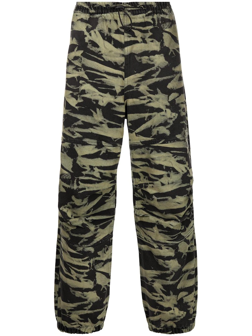 camouflage-print wide leg trackpants - 1